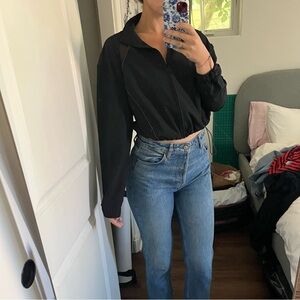 We Are Tala Woven Track Jacket Black Size Medium